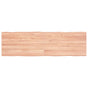 Table Top Light Brown 140x40x(2-4) cm Live Edge