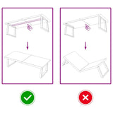 Table Top Light Brown 140x50x(2-6)cm Treated Solid Wood Live Edge - 45-Degree Angle
