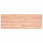 Table Top Light Brown 140x50x(2-6) cm Live Edge