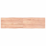 Table Top Light Brown 160x40x(2-4) cm Live Edge