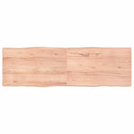 Table Top Light Brown 160x50x(2-4) cm Live Edge