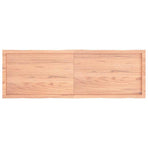 Table Top Light Brown 160x50x(2-4) cm Live Edge