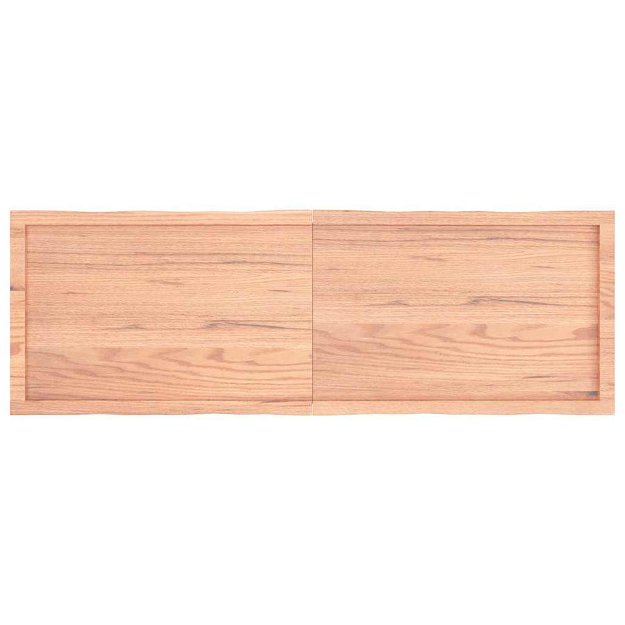 Table Top Light Brown 160x50x(2-4) cm Live Edge