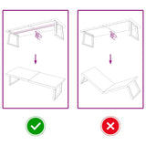 Table Top Light Brown 160x50x(2-4)cm Treated Solid Wood Live Edge - 45-Degree Angle