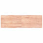 Table Top Light Brown 160x50x(2-4) cm Live Edge