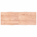 Table Top Light Brown 160x60x(2-4) cm Live Edge