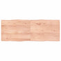 Table Top Light Brown 160x60x(2-4) cm Live Edge