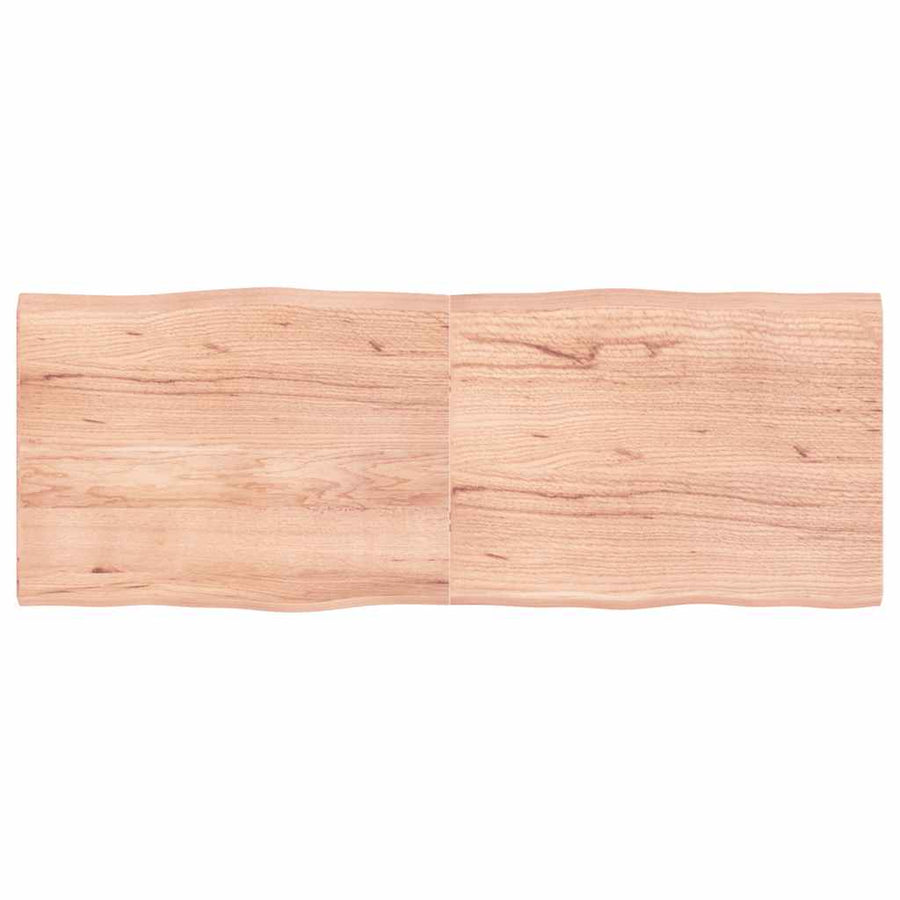 Table Top Light Brown 160x60x(2-4) cm Live Edge