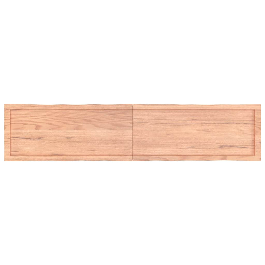 Table Top Light Brown 180x40x(2-4) cm Live Edge