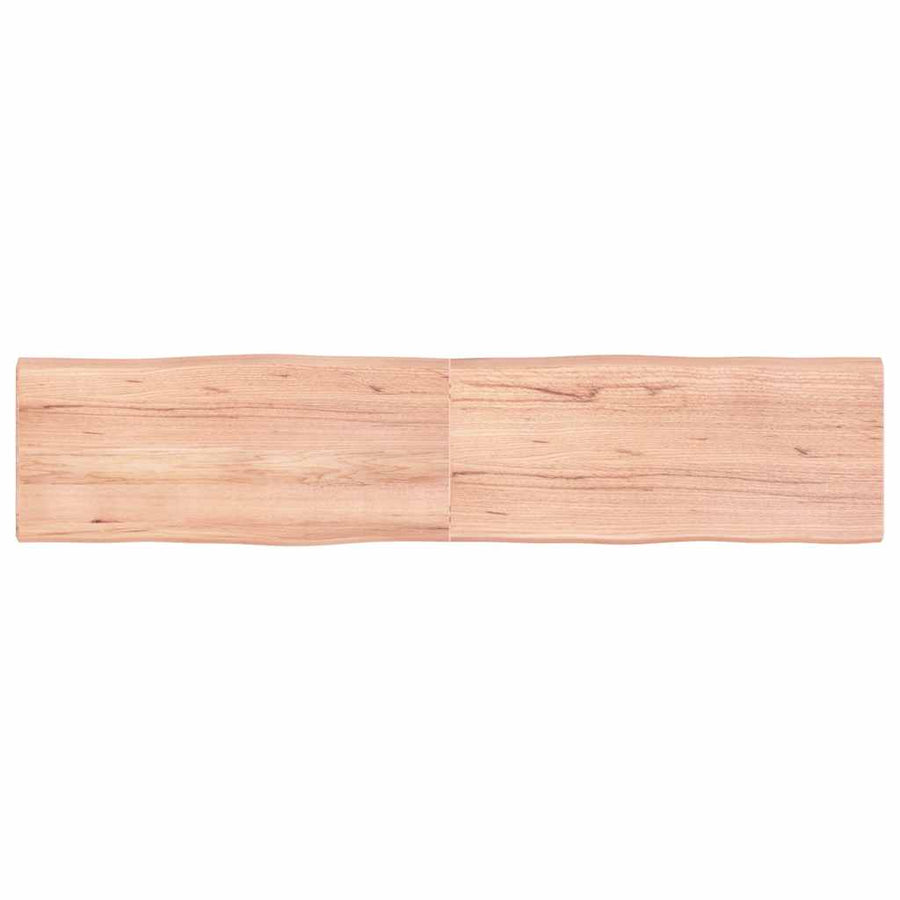 Table Top Light Brown 180x40x(2-4) cm Live Edge