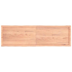 Table Top Light Brown 180x50x(2-6) cm Live Edge
