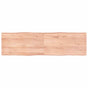 Table Top Light Brown 180x50x(2-6) cm Live Edge