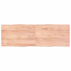 Table Top Light Brown 180x60x(2-4) cm Live Edge