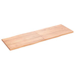 Table Top Light Brown 180x60x(2-4) cm Live Edge
