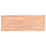Table Top Light Brown 180x60x(2-4) cm Live Edge