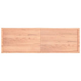 Table Top Light Brown 200x60x(2-4)cm Treated Solid Wood Live Edge