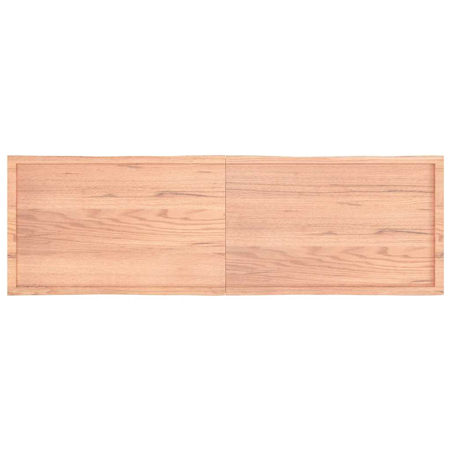 Table Top Light Brown 200x60x(2-4) cm Live Edge