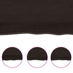 Table Top Dark Brown 60x40x(2-4) cm Treated Solid Wood Live Edge