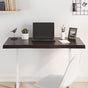 Table Top Dark Brown 100x60x(2-4) cm Live Edge