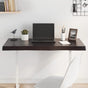 Table Top Dark Brown 100x60x(2-6) cm Live Edge