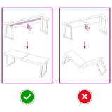 Table Top Dark Brown 120x40x(2-4) cm Treated Solid Wood Live Edge - 45-Degree Angle