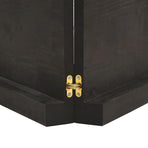 Table Top Dark Brown 120x50x(2-6) cm Live Edge
