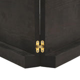 Table Top Dark Brown 120x50x(2-6) cm Treated Solid Wood Live Edge - Top-Down View