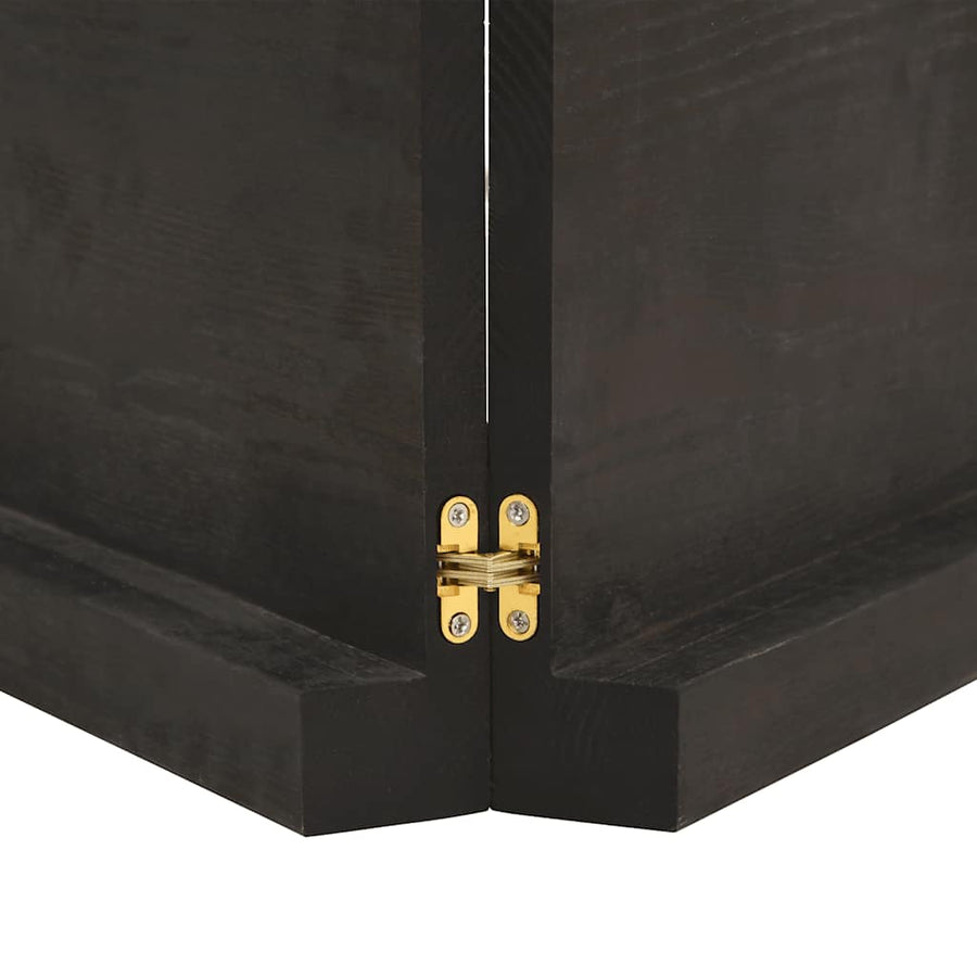 Table Top Dark Brown 120x50x(2-6) cm Live Edge