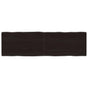 Table Top Dark Brown 140x40x(2-4) cm Live Edge