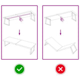 Table Top Dark Brown 180x50x(2-4) cm Treated Solid Wood Live Edge - 45-Degree Angle
