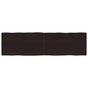 Table Top Dark Brown 180x50x(2-4) cm Live Edge