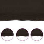 Table Top Dark Brown 180x60x(2-4) cm Live Edge