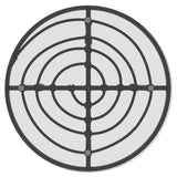 3 Piece Garden Dining Set Black Poly Rattan - Low Angle