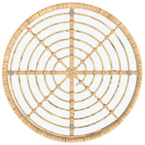 5 Piece Garden Dining Set Poly Rattan - Low Angle