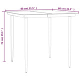 5 Piece Garden Dining Set Poly Rattan - Extra Image
