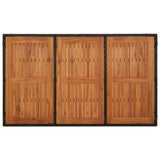 7 Piece Garden Dining Set with Cushions Black Poly Rattan - Low Angle