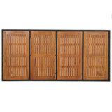 7 Piece Garden Dining Set with Cushions Black Poly Rattan