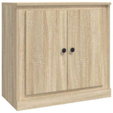 Sideboards 3 pcs Sonoma Oak Engineered Wood - 45-Degree Angle