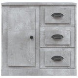 Sideboards 2 pcs Concrete Grey Engineered Wood - 45-Degree Angle