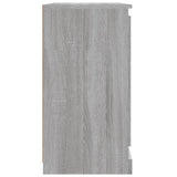 Sideboards 2 pcs Grey Sonoma Engineered Wood - Rear View