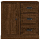 Sideboards 2 pcs Brown Oak Engineered Wood