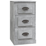Sideboards 3 pcs Concrete Grey Engineered Wood