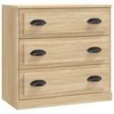 Sideboards 2 pcs Sonoma Oak Engineered Wood - Side View