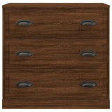 Sideboards 2 pcs Brown Oak Engineered Wood - Top-Down View