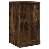 Sideboards 3 pcs Smoked Oak Engineered Wood - Low Angle