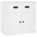 Sideboards 2 pcs White Engineered Wood