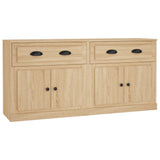 Sideboards 2 pcs Sonoma Oak Engineered Wood - Front View
