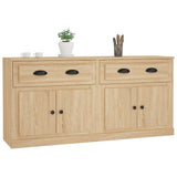 Sideboards 2 pcs Sonoma Oak Engineered Wood - Top-Down View