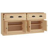 Sideboards 2 pcs Sonoma Oak Engineered Wood - Rear View