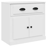 Sideboards 3 pcs White Engineered Wood